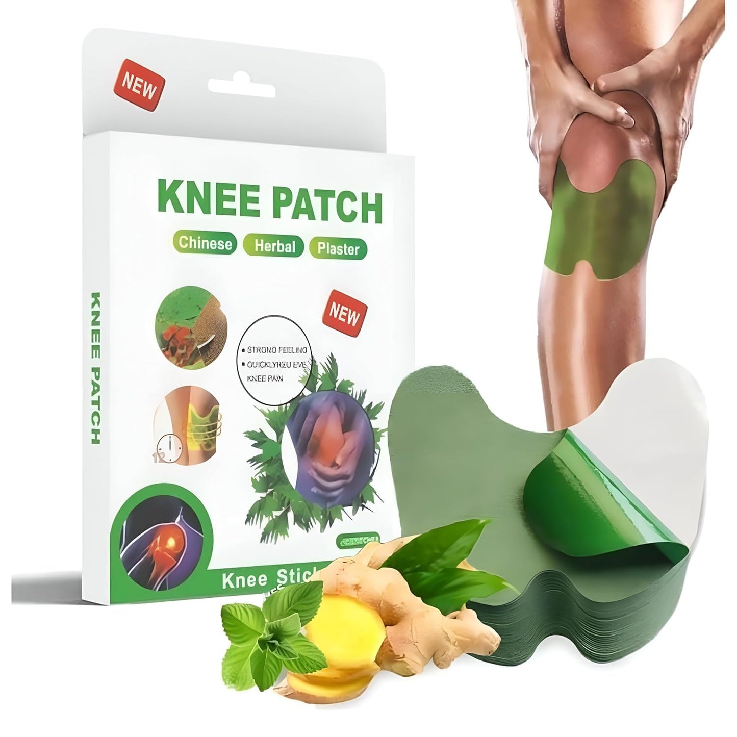 Herbal Knee Pain Relief Patch (Pack of 20)