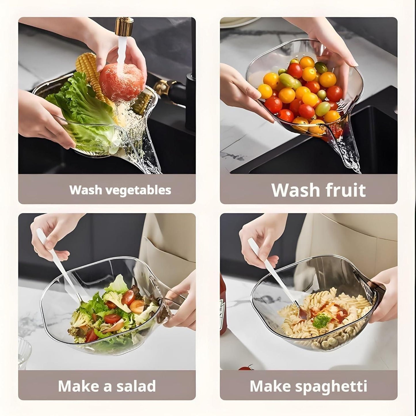 Drain Basket for Kitchen (Buy 1 Get 1)