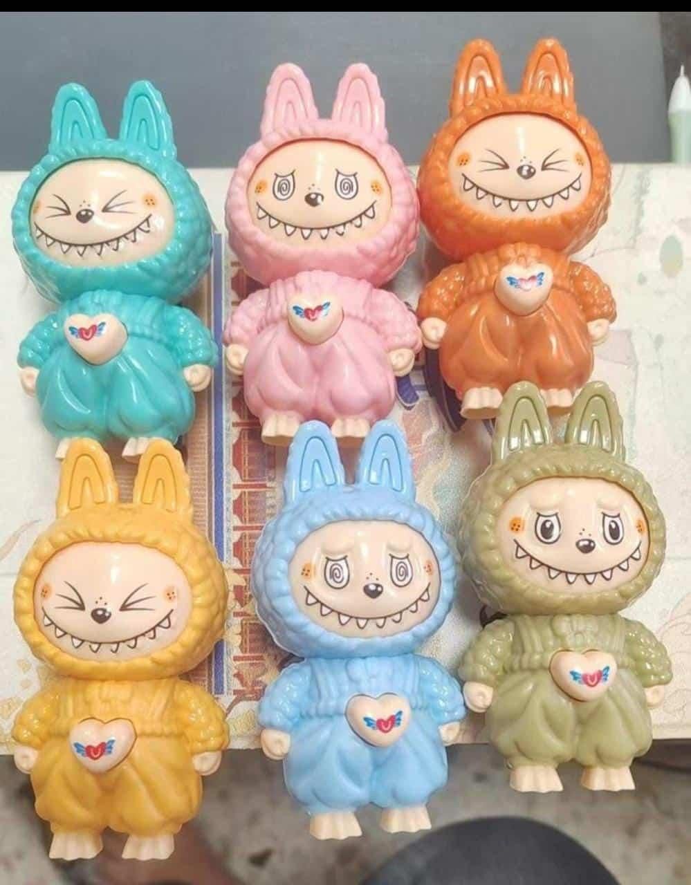 Labubu Face-Changing Keychain