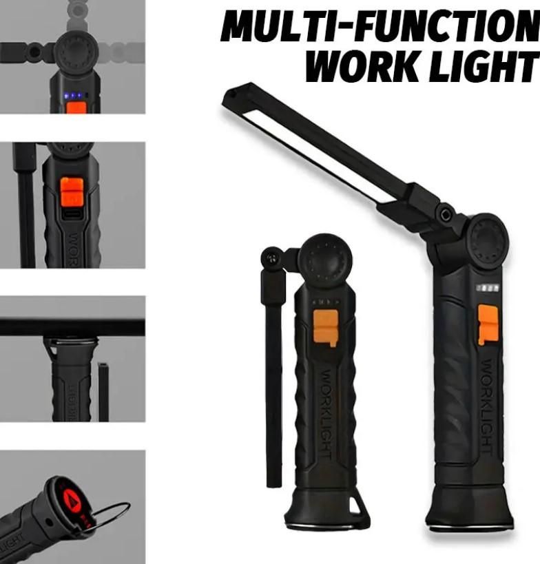 Rechargeable Magnetic COB LED Light