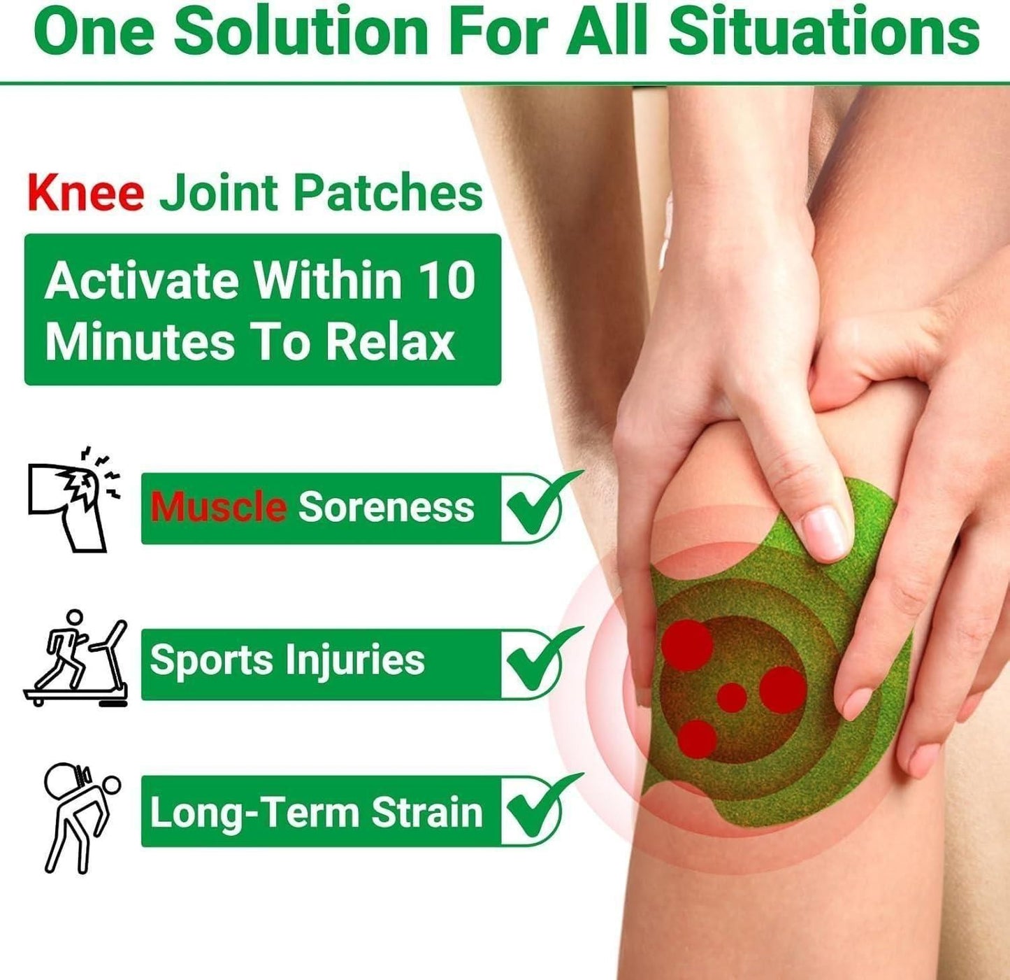 Herbal Knee Pain Relief Patch (Pack of 20)