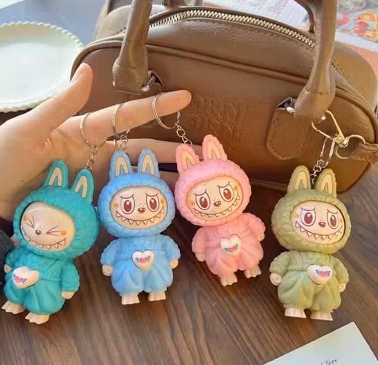 Labubu Face-Changing Keychain