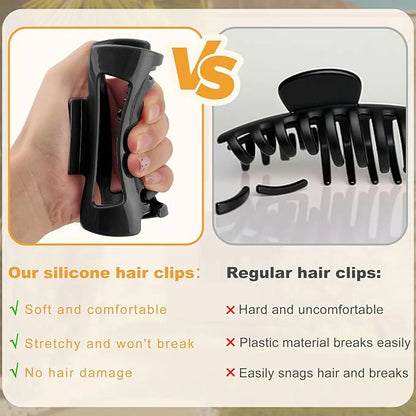 Flexible Silicone Claw Clips for Women