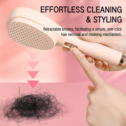 Aonekart™ Retractable Hair Brushes with Scalp Massager
