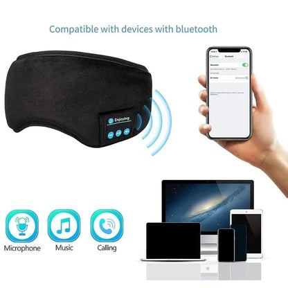 Wireless Bluetooth Eye Mask with Built-in Headphones