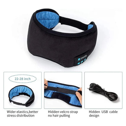 Wireless Bluetooth Eye Mask with Built-in Headphones