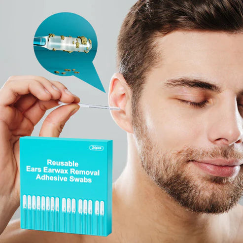 Sticky Reusable Ear Wax Remover (24 Pcs)